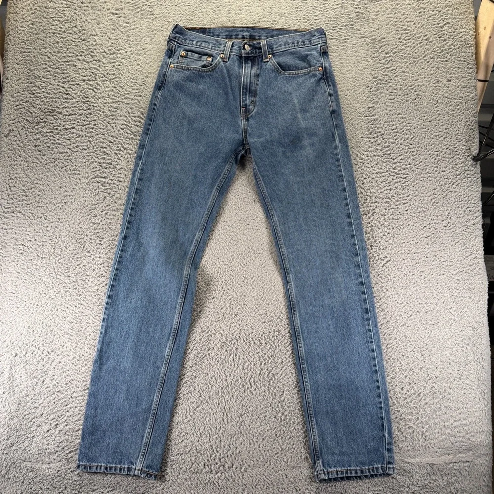 Levi's 505 Jeans Men 32x36 Blue Cotton Denim Straight Streetwear Workwear Travel